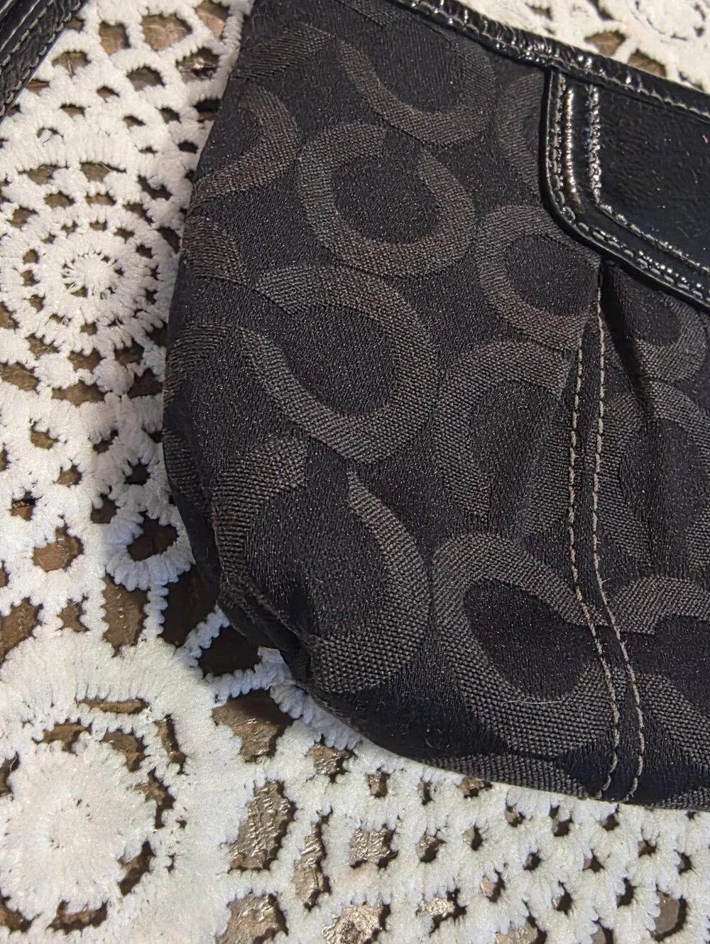 Coach Signature Large Wristlet/Clutch